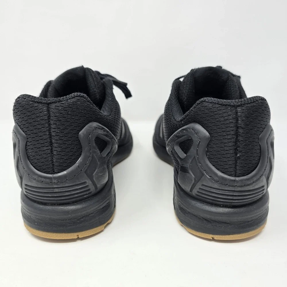 Adidas ZX Flux Core Black Gum Sole Sneakers EH3171 Mens 4 Womens 5.5